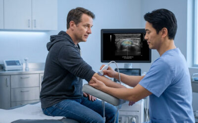 Épicondylite : traitement échographique et mini-invasif